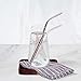 Mcool 8Packs 4 Wide 2 Skinny Silicone Straws 2Pcs Extra Long Stainless Steel Straws for 30 oz Tumber Yeti/Rtic- +3 Brushes+1 Red Storage Pouch