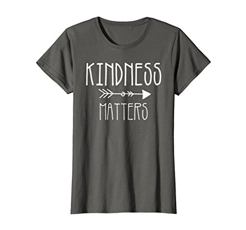 Womens Teacher t-shirt. Kindness tshirt. Kindness matters t-shirt Medium Asphalt