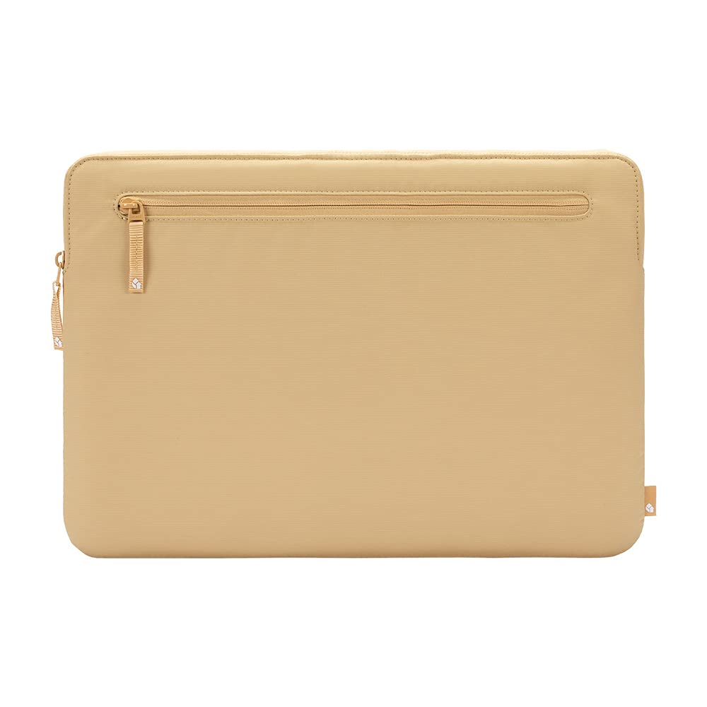 Incase Compact Bionic Sleeve Protective Case Made from Reclaimed Ocean Plastic for Apple MacBook Pro 15 Inch/Pro 16 Inch (2016-2019) - Sand Beige [Accessory Bag I Durable Material]