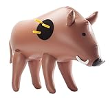 NXT Generation 3D Inflatable Boar Target - Realistic Looking Inflatable Buck - Suitable for Indoor and Outdoor Play - For VELCRO Tipped Nerf Like Foam Darts