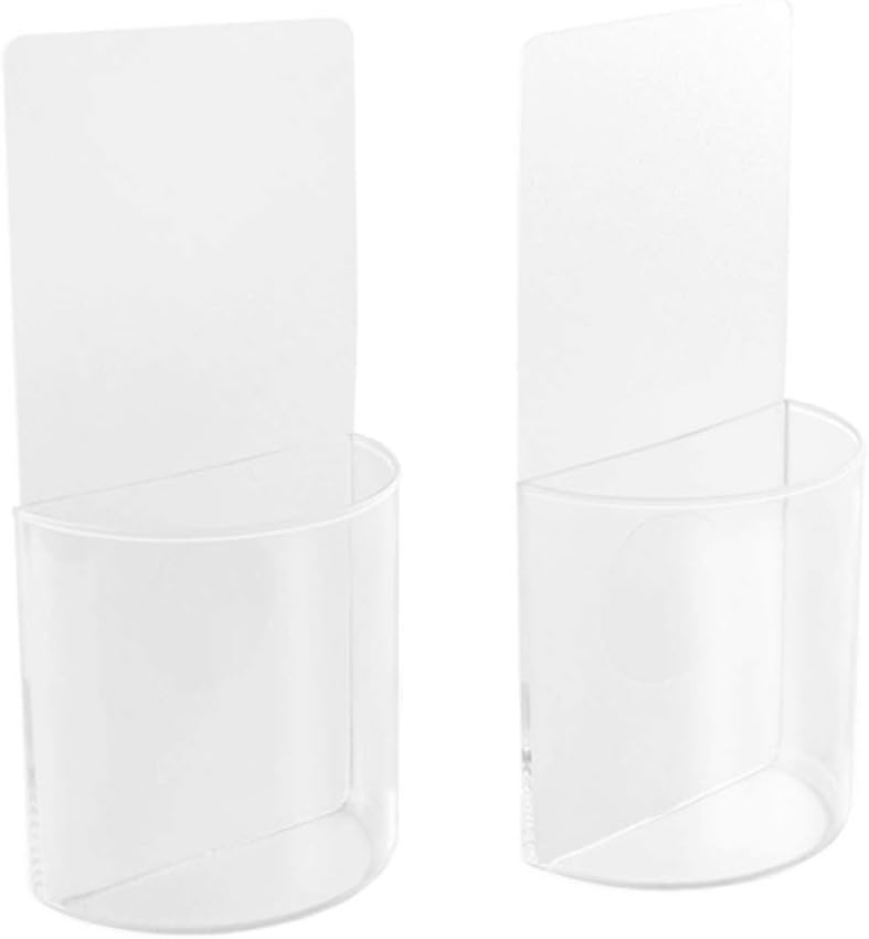 Yardwe 2 Pcs Support de Support Mural Acrylique Bien Rangé