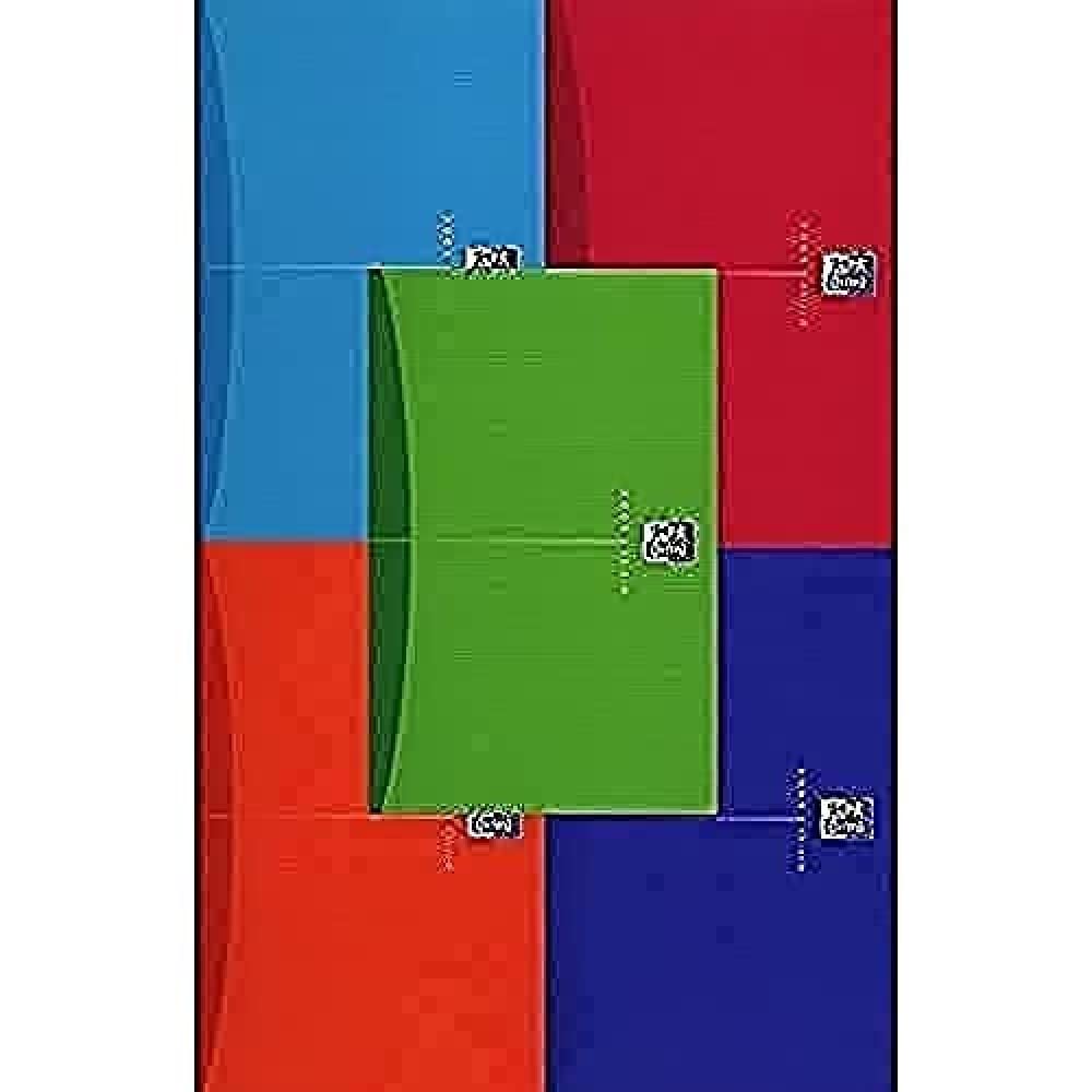 Kolozeszyt A5 Oxford w linie 90 kartek My colours Office Book mix
