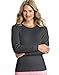 Hanes Women's X-Temp™ Thermal Crew (Medium, Black)