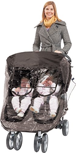 Citi Mini Double Rain-cover Special Designed for the City Mini Double Stroller, Comes with Clear See-Thru Windows with Extra Sun Shade, Plus Protection Net When Window is Open.