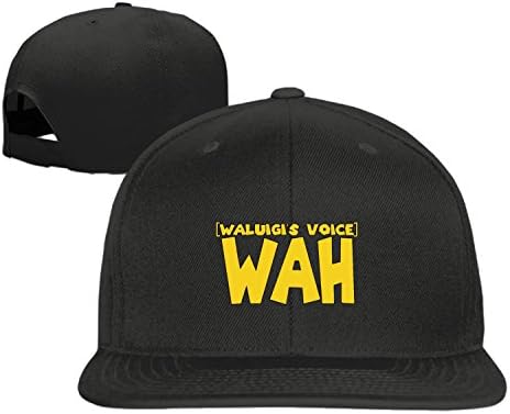 Unisex Wah Waluigi's Voice trucker hat Black One Size