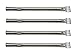 Zljoint Pipe Burner (4-Pack) for Charbroil 4362436214, 463212511, 463215512, 463215513, 463215712, 463215713, 463215714, Master Chef 85-3044-6, 85-3045-4, G45303, G45304