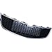 Evan Fischer Bumper Grille Compatible with 2011-2014 Chevroelt Cruze Sedan Chrome Shell With Black Insert Plastic Front GM1200624