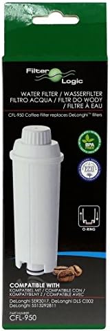 DeLonghi Water Filter - CFL-950 Replacement for De'Longhi Coffee Machines SER3017, DLS C002, 5513292811