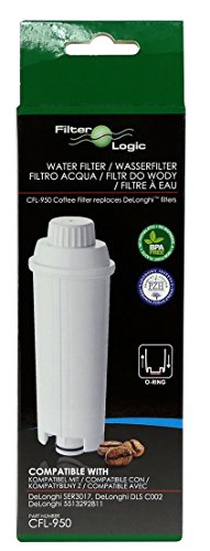 DeLonghi Water Filter - CFL-950 Replacement for De'Longhi Coffee Machines SER3017, DLS C002, 5513292811