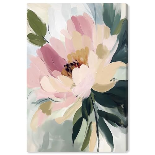Art Remedy Dusty Rose Harmony Canvas Luxury Floral Art, Gallery Wrapped, 24" x…