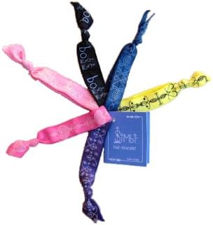 Simbi bracelet / hair tie / 6 PAK (6Pak/Haiti Art/Voodoo)