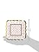 Amscan Party Supplies Mini Paper Scalloped Square Plates-Pink, Multicolor