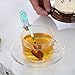 BingGoGo Stainless Steel Mermaid Spoons for Coffee Tea Dessert Drink Mixing Milkshake Spoon Tableware,Pack of 4 (Rainbow)