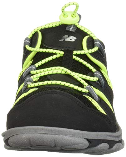 New Balance Unisex-Kid's Adirondack Sandal Sport, Black/Lime, P11W W US Little Kid - Thumbnail 4