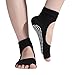 Toeless Yoga Pilates Socks Non Slip Skid 4 Pairs for Yoga Pilates Barre Dance for Women