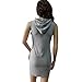 Lookatool Fashion Womens Summer Casual Sleeveless Hoody Dress