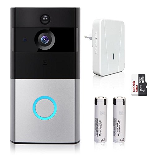 Ring Wi-Fi Enabled Video Doorbell in Satin Nickel, Works