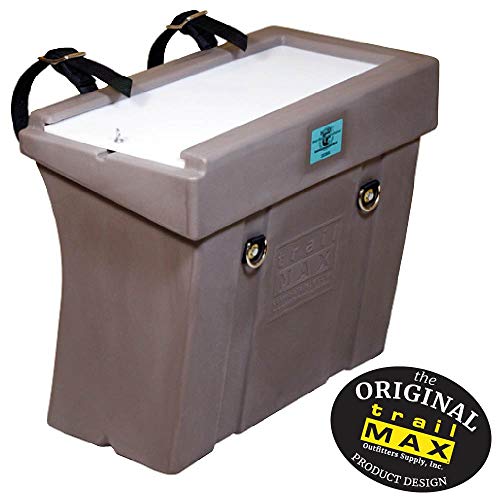 TrailMax Bear-Resistant Pack Pannier, Sold INDIVIDUALLY, Use 2 On A Pack Saddle Or By Themselves in Camp, Keeps Your Food and Gear Safe From Predators, Hard Resin Polyethylene – USFS and IGBC Approved