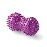 Peanut Spiky Massage Ball Foot Roller for Feet and Hands Best for Plantar Fasciitis Treatment Gentle and Comfortable Massage replicate human massage therapist finger tips 2 PACK
