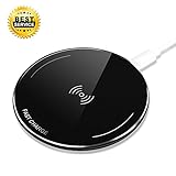 Fast Wireless Charger,for Iphone X / 8 / 8 Plus Qi Wireless Charging for Samsung Galaxy S8 / S8 plus and All Qi-Enabled Devices