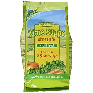 Rapunzel Klare Suppe ohne Hefe Nachfüllpack (1 x 500 g) – Bio