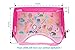 Kids Travel Tray with Erasable Surface for Car Seat, Stroller and Airplane Traveling, Infant and Toddler Snack and Play Tray, Lap Tray, Activity Tray, Table Tray with Mesh Organizer and Cup Holder