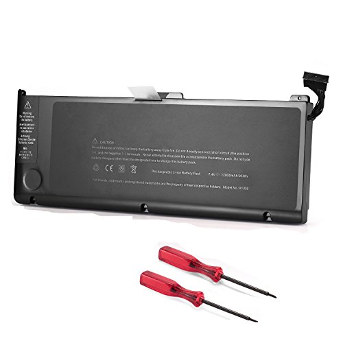 SOLICE A1309 A1297 (2009 2010 Version Early 2009 Mid-2009 Mid-2010) New Replacement MacBook Pro 17" Laptop Battery for Apple MC226/A MC226CH/A MC226J/A 020-6313-C 661-5037-A [7.3V 95Wh]