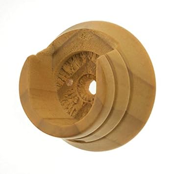 Swish Naturals 35mm Wooden Curtain Pole Recess Bracket Antique