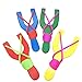 Adventure Awaits!! - 4 Pack Hand-Carved Wooden Slingshots - Red, Blue, Yellow (or Blue), Green Sling Shots. Each Hand Painted Wood Slingshot is Sold in a Package of 4.