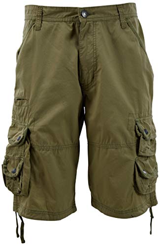 ChoiceApparel Mens Cargo Shorts (38, 333-Khaki)