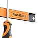 VonHaus 3 X 24” Piece Magnetic Tool Strip Holder Organizer Racks Ideal for Garage and Workshops (Mounting Screws Included)