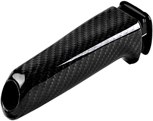 Semoic For E46 E90 E92 E60 E39 F30 F34 F10 F20 Accessories Universal Carbon Fiber Car Handbrake Grips Cover Interior Trim