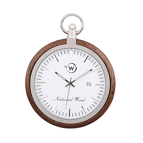 wooden pocket watch