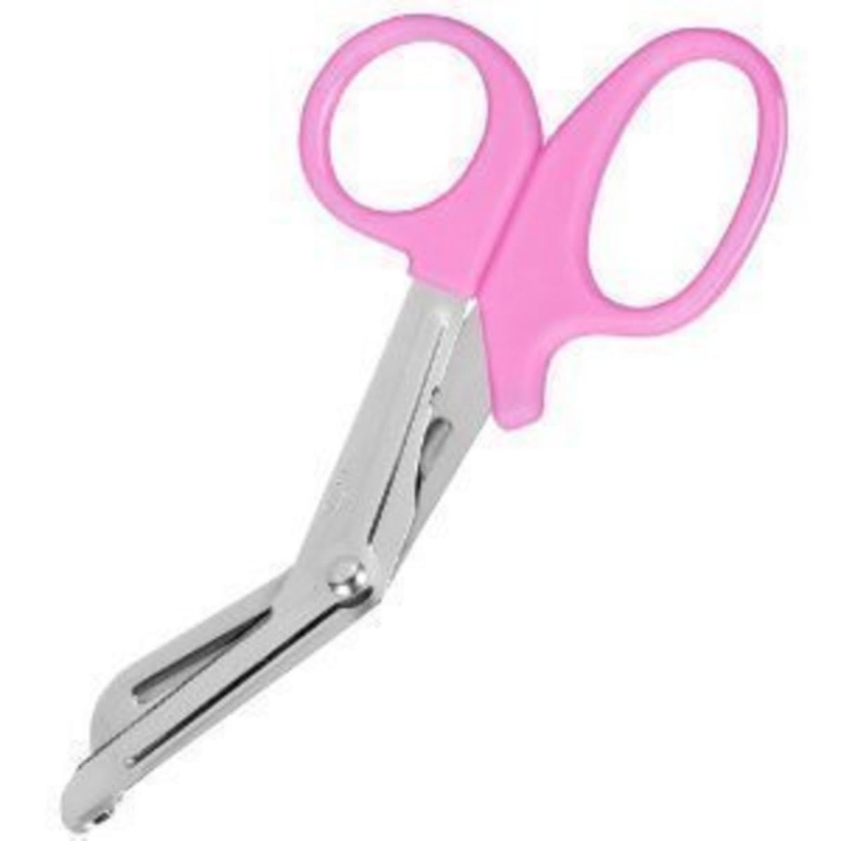 INSGB Tuff Cut Scissors Tough Shears First Aid Nurse Paramedic Emergency EMT (Small, Pink)