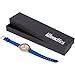 WOODIES Blue Bamboo Wood Watch