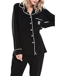 N NORA TWIPS Pajamas Set Long Sleeve Sleepwear Womens Button Down Nightwear Soft Pj Lounge Sets XS-XXL