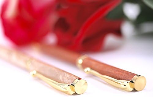 His and Hers Engraved Wood Pens Valentine's Day Gift