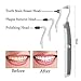 (USA SHIPPIN) HONEWIN 3 in 1 LED Oral Dental Hygeine Professional Cleaning Tool Kits Sonic Tooth Stain Eraser Plaque Remover,Teeth Burnisher Polisher Whitening Tartar Plaque Remove Surface