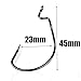 Sougayilang Fishing Lure with Jig Hooks - 6Pcs Soft Bait Plastic Worm Shrimp Fishing Lures for Trout Bass Salmon Freshwater Saltwater Fishing