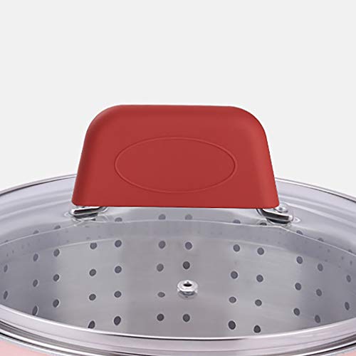 image for Puyujin 3pcs Premium Cast Iron Handle Cover, Heat Protecting Silicone 