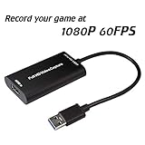 Partilink HDMI Video Capture Device USB 3.0 1080P 60 FPS Video & Audio Grabber for Xbox PS4 -for VLC, Use Only v2.2.6 or Older Versions-