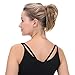 OUBECA Tousled Synthetic Hairpiece Scrunchies Straight Elastic Updo Scrunchy Messy Bun for Women (8TT1133/27)