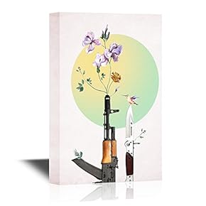 Abstract Art Featuring a Humming Bird Gun and...