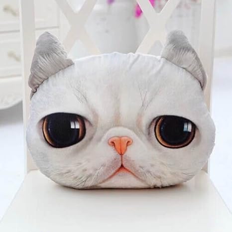 Amazon Com Duoduo888 3d Effect Big Cat Face Decorative Cuddle