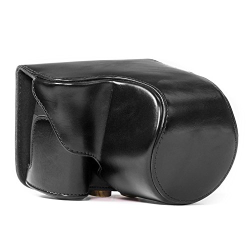 MegaGear Ever Ready Protective Leather Camera Case, Bag for Canon Powershot SX520 HS, Canon