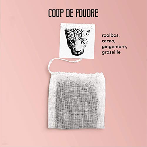 Le Beau Teé Infusion Rooibos – Aufguss Liebe – Rooibos und Honeybush – (10 Beutel) – Bild 3