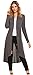 POGTMM Women's Long Open Front Drape Lightweight Maix Long Sleeve Cardigan Sweater