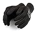 Better Grip Ultra-Thin BGSB1 Nylon Sandy Latex Coated Work Gloves, 4 Pairs/Pack (Small, Black)