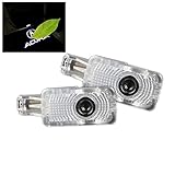 DELEIKA 2ps LED Car Door Welcome Logo Ghost Shadow Projector Lights Courtesy Lights For Acura MDX ZDX TL TLX RLX RCX Honda Civic Hybird Hopmc Insight Wireless 3D Laser Warning Lamp (Acura White Logo)