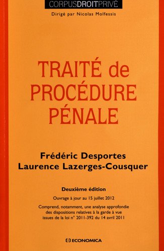 Traité de procédure pénale